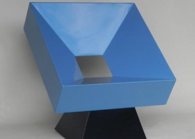 CADRE POLYESTER BLEU